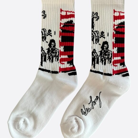 Amiri Wes Lang White & Multicolor Reaper Socks - Picture 2 of 2